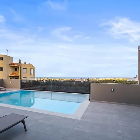 Grand - 6bd With Private Pool - Temma Hersonissos (Crete)