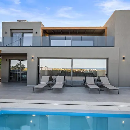 Grand - 6bd With Private Pool - Temma Villa Hersonissos (Crete)