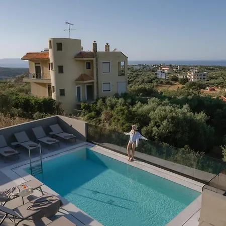 Grand - 6bd With Private Pool - Temma Villa Hersonissos (Crete)