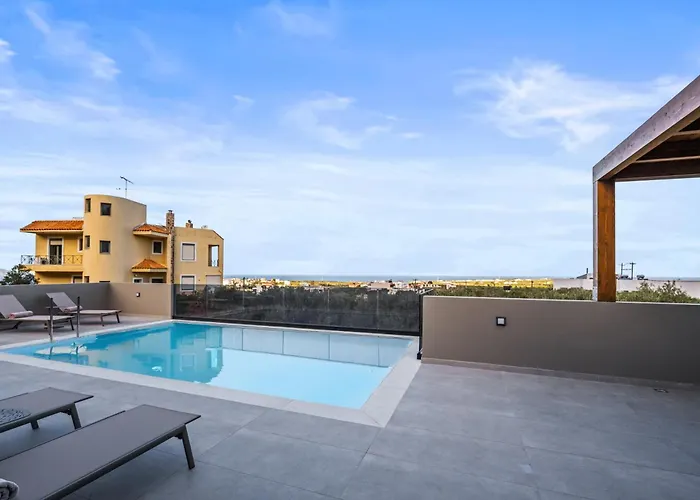 Grand - 6bd With Private Pool - Temma 赫索尼索斯